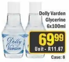 J&E Cash and Carry Dolly Varden Glycerine offer