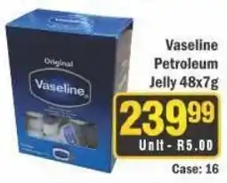 J&E Cash and Carry Vaseline Petroleum Jelly offer