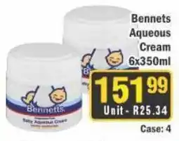 J&E Cash and Carry Bennetts Aqueous Cream offer