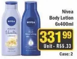 J&E Cash and Carry Nivea Body Lotion offer