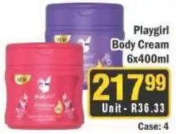 J&E Cash and Carry Playgirl Body Cream offer