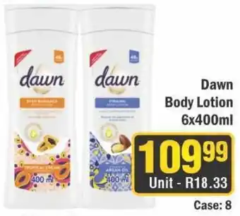J&E Cash and Carry Dawn Body Lotion offer