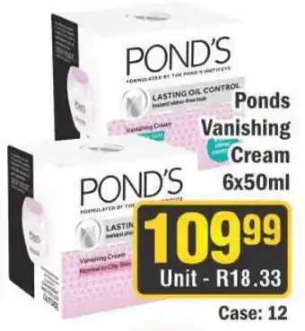 J&E Cash and Carry Ponds Vanishing Cream offer