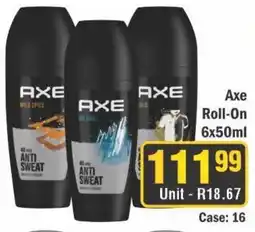 J&E Cash and Carry Axe Roll-On offer