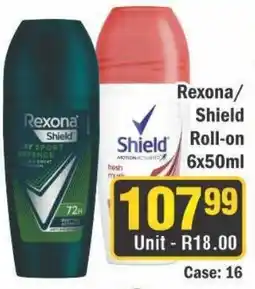 J&E Cash and Carry Rexona/ Shield Roll-on offer