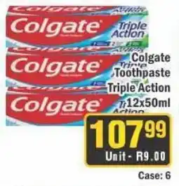 J&E Cash and Carry Colgate Toothpaste Triple Action offer