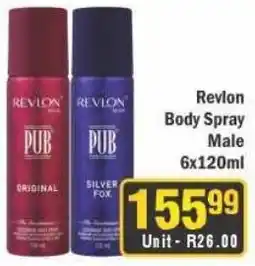 J&E Cash and Carry Revlon Body Spray Male offer