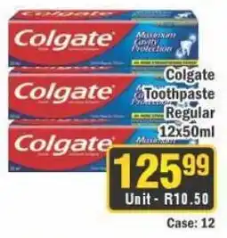 J&E Cash and Carry Colgate Toothpaste Regular offer