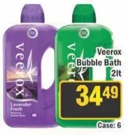 J&E Cash and Carry Veerox Bubble Bath offer