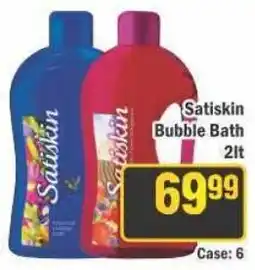 J&E Cash and Carry Satiskin Bubble Bath offer