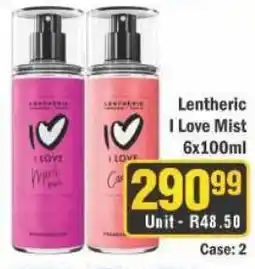 J&E Cash and Carry Lentheric I Love Mist offer