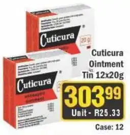 J&E Cash and Carry Cuticura Ointment Tin offer