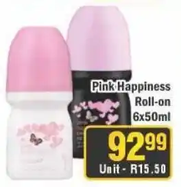 J&E Cash and Carry Pink Happiness Roll-on offer