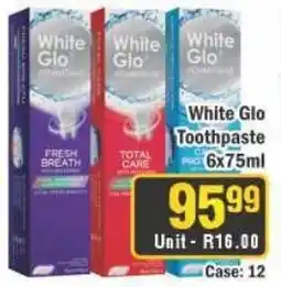 J&E Cash and Carry White Glo Toothpaste offer