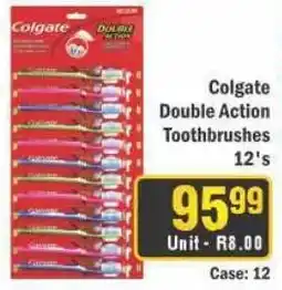 J&E Cash and Carry Colgate Double Action Toothbrushes offer