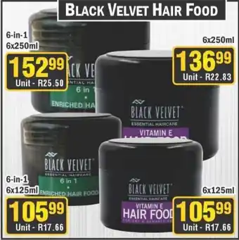 J&E Cash and Carry Black Velvet Hair Food offer