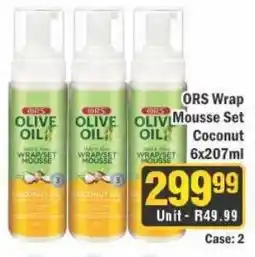 J&E Cash and Carry ORS Wrap Mousse Set Coconut offer