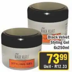 J&E Cash and Carry Black Velvet Styling Gel offer