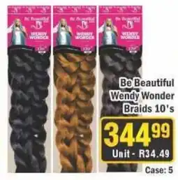 J&E Cash and Carry Be Beautiful Wendy Wonder Braids offer