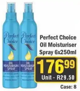 J&E Cash and Carry Perfect Choice Oil Moisturiser Spray offer