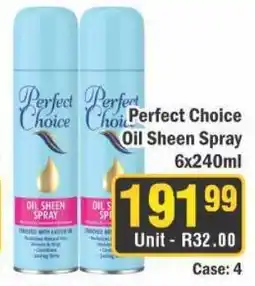 J&E Cash and Carry Perfect Choice Oil Sheen Spray offer
