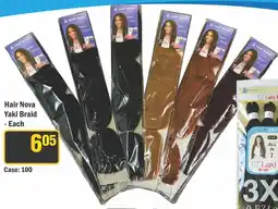 J&E Cash and Carry Hair Nova Yaki Braid offer