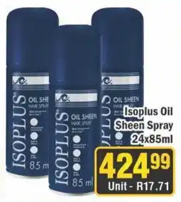 J&E Cash and Carry Isoplus Oil Sheen Spray offer