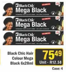 J&E Cash and Carry Black Chic Hair Colour Mega Black offer