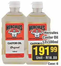 J&E Cash and Carry Hercules Castor Oil offer