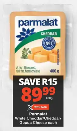 Checkers Parmalat White Cheddar/ Cheddar/ Gouda Cheese offer