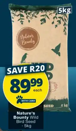 Checkers Nature's Bounty Wild Bird Seed offer