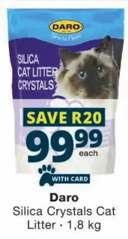 Checkers Daro Silica Crystals Cat Litter offer
