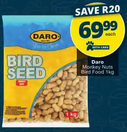 Checkers Daro Monkey Nuts Bird Food offer