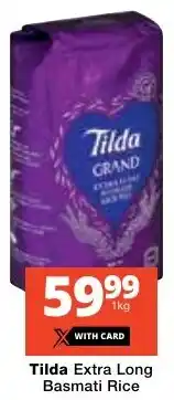 Checkers Tilda Extra Long Basmati Rice offer