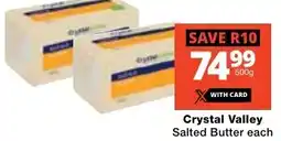 Checkers Crystal Valley Salted Butter offer