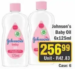J&E Cash and Carry Johnson's Baby Oil offer