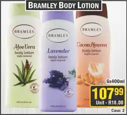 J&E Cash and Carry Bramley Body Lotion offer