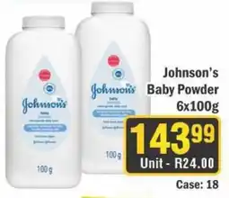 J&E Cash and Carry Johnson's Baby Powder offer