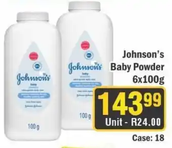 J&E Cash and Carry Johnson's Baby Powder offer