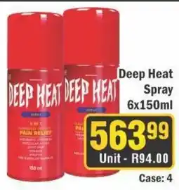 J&E Cash and Carry Deep Heat Spray offer