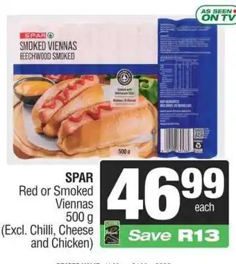 SPAR Red or Smoked Viennas