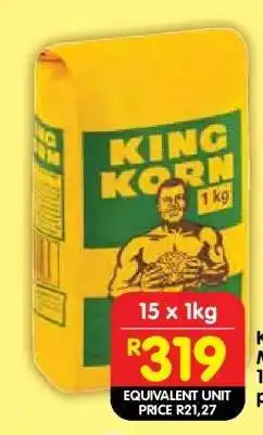 Shoprite King Korn 1Kg offer