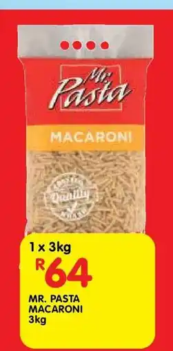 Shoprite MR. PASTA MACARONI 3kg offer