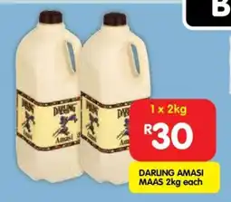 Shoprite DARLING AMASI MAAS 2kg each offer
