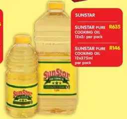 Shoprite SUNSTAR PURE COOKING OIL 12x2ℓ per pack offer