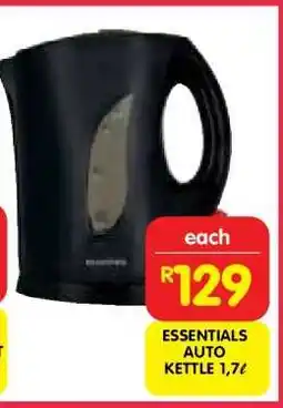 Shoprite ESSENTIALS AUTO KETTLE 1.7ℓ offer