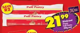 Shoprite Ritebrand Frozen Puff Pastry 400g each offer