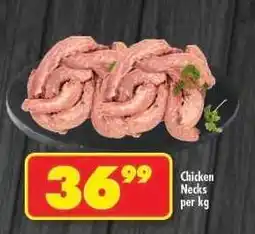 Shoprite Chicken Necks per kg offer