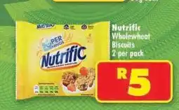 Shoprite NUTRIFIC Wholewheat Biscuits offer