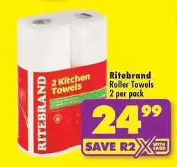 Shoprite RITEBRAND ROLLER TOWELS offer